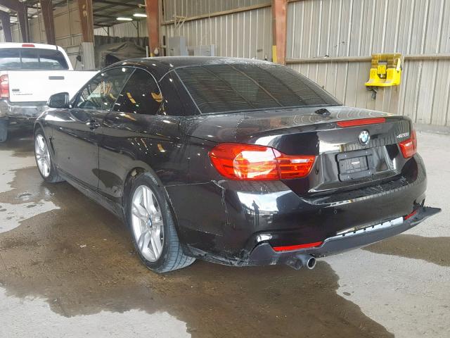 WBA3V7C57F5A24161 - 2015 BMW 428 I BLACK photo 3