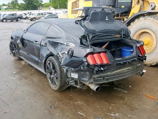 1FA6P8CF3H5221147 - 2017 FORD MUSTANG GT BLACK photo 3