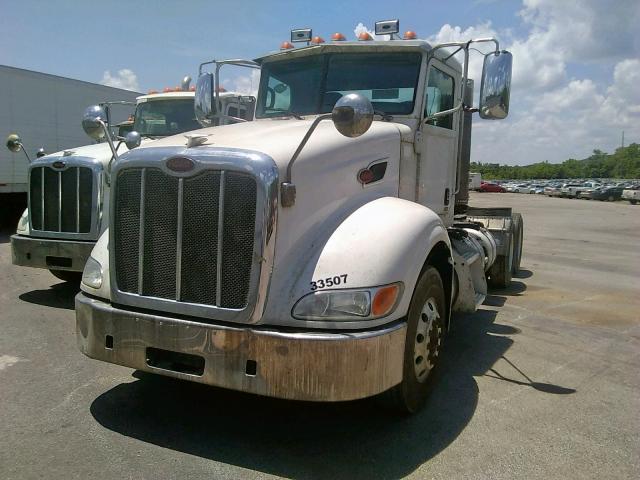 1XPHDW9X2ED229580 - 2014 PETERBILT 386 WHITE photo 2