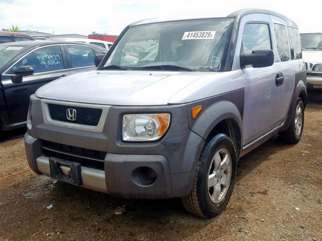 5J6YH28644L025739 - 2004 HONDA ELEMENT EX SILVER photo 2