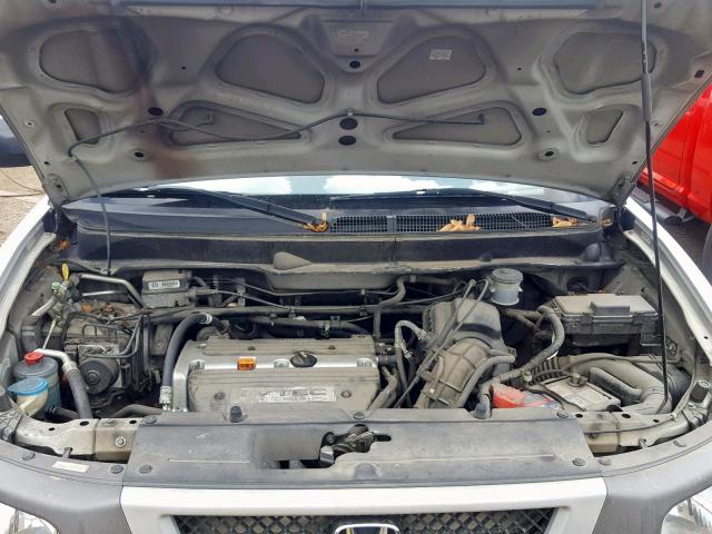 5J6YH28644L025739 - 2004 HONDA ELEMENT EX SILVER photo 7