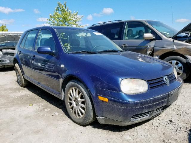 9BWGR21J444038469 - 2004 VOLKSWAGEN GOLF GLS T BLUE photo 1