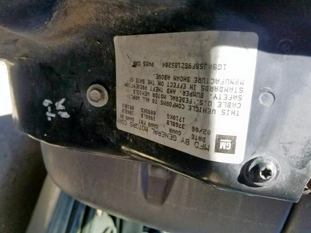 1G8AJ58F96Z185204 - 2006 SATURN ION LEVEL CHARCOAL photo 10