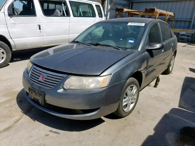 1G8AJ58F96Z185204 - 2006 SATURN ION LEVEL CHARCOAL photo 2
