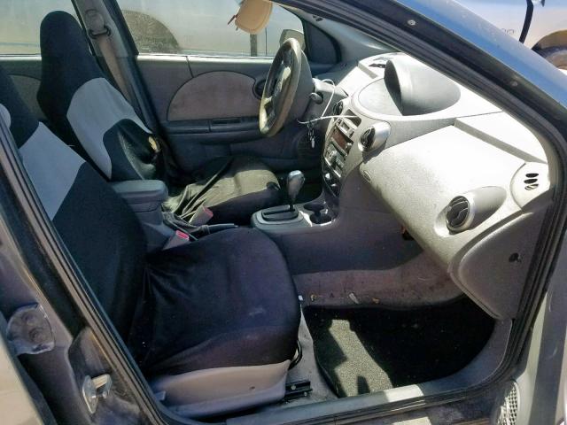 1G8AJ58F96Z185204 - 2006 SATURN ION LEVEL CHARCOAL photo 5