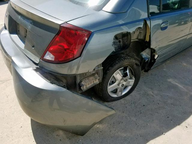 1G8AJ58F96Z185204 - 2006 SATURN ION LEVEL CHARCOAL photo 9