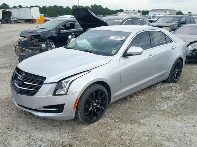 1G6AB5RX6H0120590 - 2017 CADILLAC ATS LUXURY SILVER photo 2