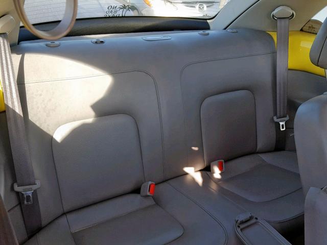 3VWCC21C3XM437732 - 1999 VOLKSWAGEN NEW BEETLE ყვითელი ფოტო 6