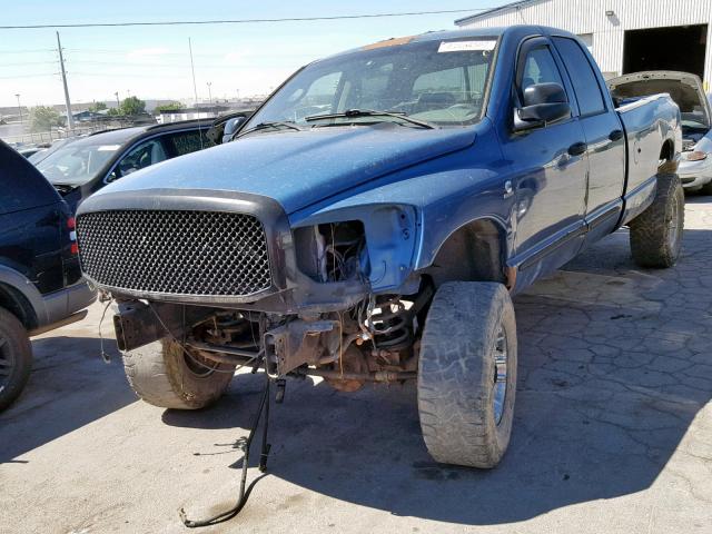 1D7KS28CX6J120300 - 2006 DODGE RAM 2500 S ლურჯი ფოტო 2
