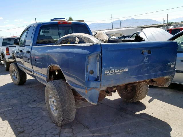 1D7KS28CX6J120300 - 2006 DODGE RAM 2500 S ლურჯი ფოტო 3