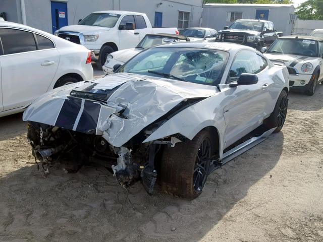 1FA6P8JZ4H5523043 - 2017 FORD MUSTANG SH SILVER photo 2