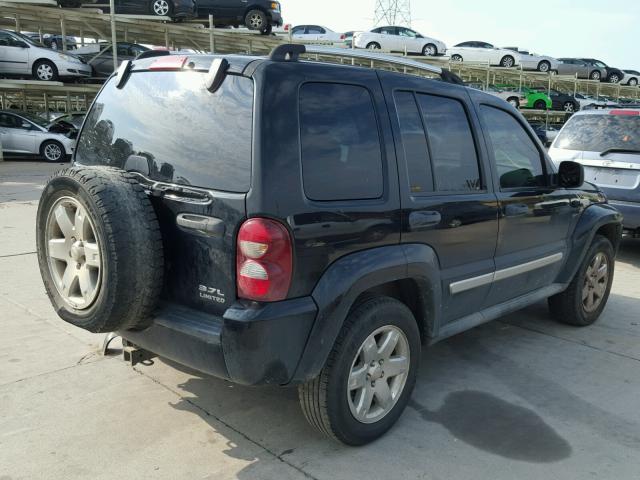 1J8GL58K85W518539 - 2005 JEEP LIBERTY LI BLACK photo 4