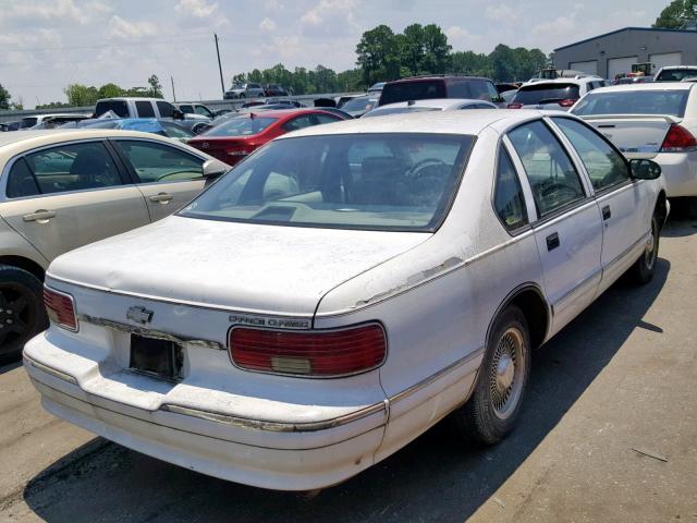 1G1BL52W2TR142356 - 1996 CHEVROLET CAPRICE CL WHITE photo 4