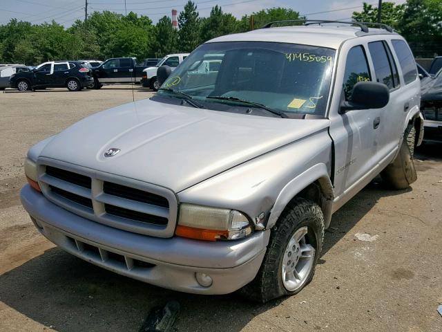 1B4HS28Z1XF711223 - 1999 DODGE DURANGO SILVER photo 2