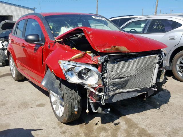 1B3CB5HA0BD156215 - 2011 DODGE CALIBER HE RED photo 1