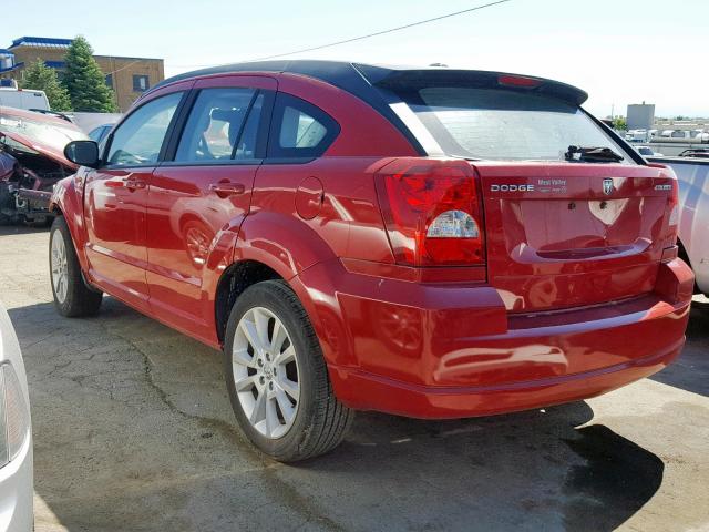 1B3CB5HA0BD156215 - 2011 DODGE CALIBER HE RED photo 3