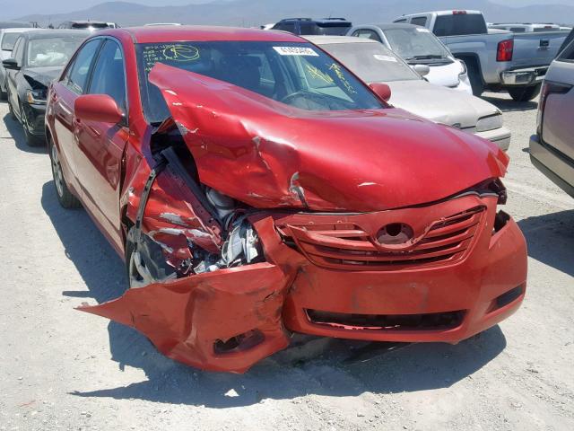 4T1BE46K37U144747 - 2007 TOYOTA CAMRY NEW RED photo 1