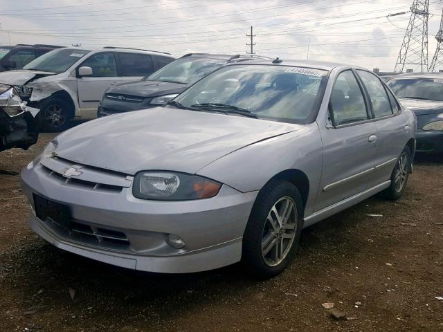 1G1JH54F947160277 - 2004 CHEVROLET CAVALIER L SILVER photo 2