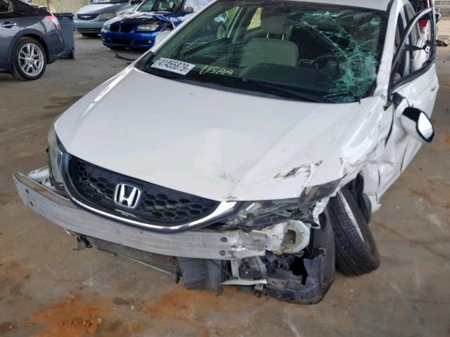 2HGFB2F61DH528645 - 2013 HONDA CIVIC HF WHITE photo 9