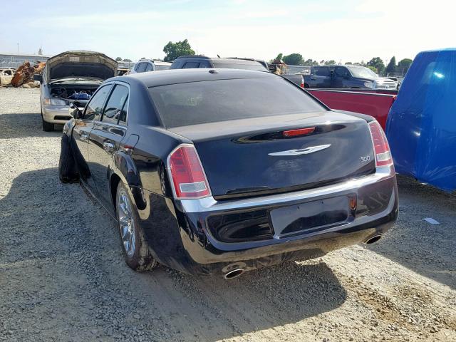 2C3CCACG1CH249835 - 2012 CHRYSLER 300 LIMITE BLACK photo 3