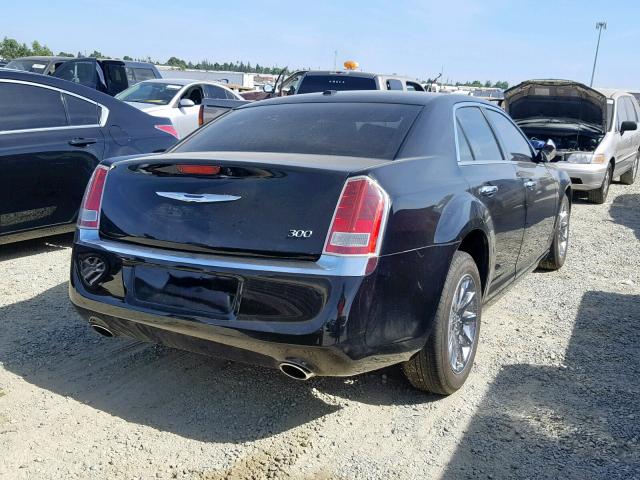 2C3CCACG1CH249835 - 2012 CHRYSLER 300 LIMITE BLACK photo 4