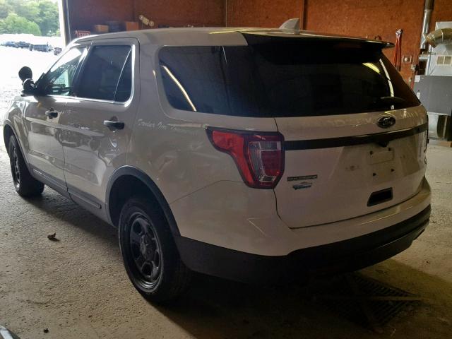 1FM5K8AR9HGA36036 - 2017 FORD EXPLORER P WHITE photo 3