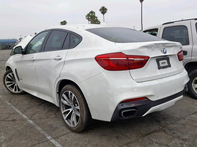 5UXKU6C50F0F94428 - 2015 BMW X6 XDRIVE5 WHITE photo 3