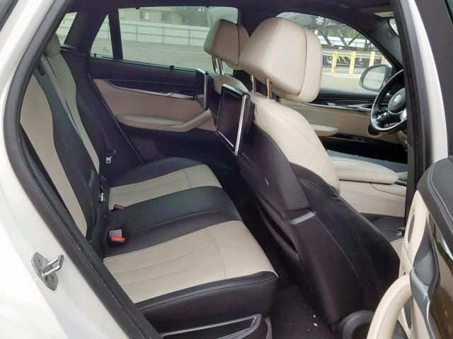 5UXKU6C50F0F94428 - 2015 BMW X6 XDRIVE5 WHITE photo 6