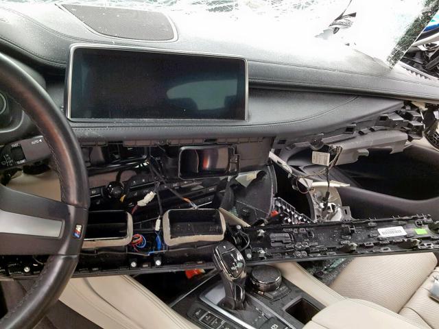 5UXKU6C50F0F94428 - 2015 BMW X6 XDRIVE5 WHITE photo 9