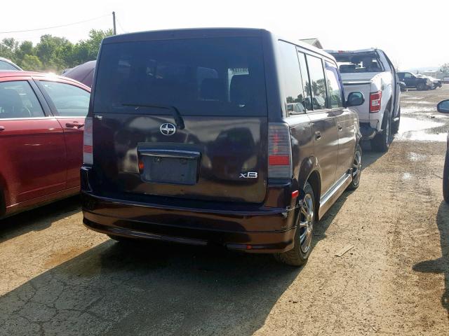 JTLKT324954008913 - 2005 TOYOTA SCION XB 紫色 照片 4