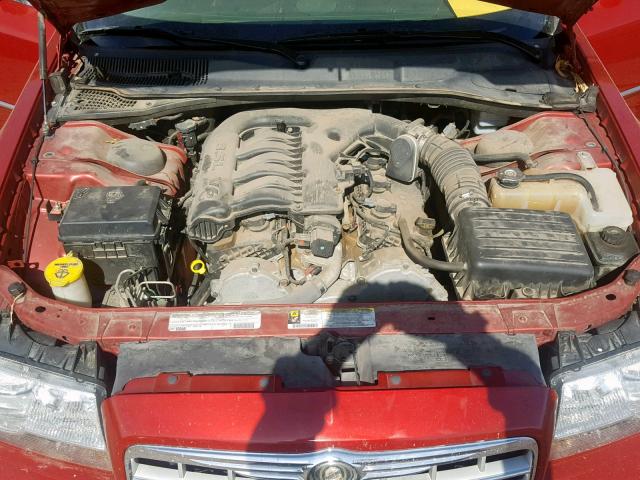 2C3CK5CV6AH300266 - 2010 CHRYSLER 300 TOURIN RED photo 7