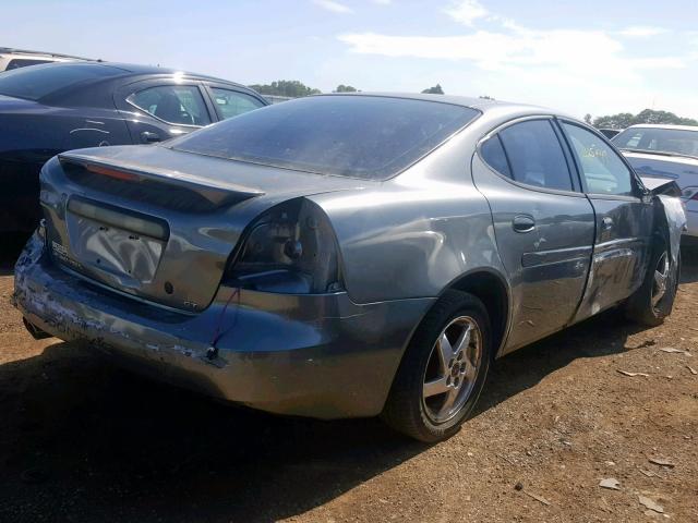 2G2WS522441292086 - 2004 PONTIAC GRAND PRIX GRAY photo 4