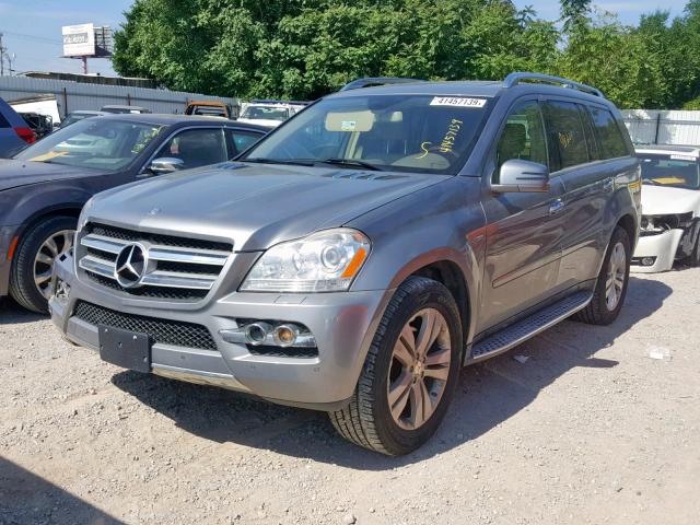 4JGBF2FE8BA750132 - 2011 MERCEDES-BENZ GL 350 BLU GRAY photo 2