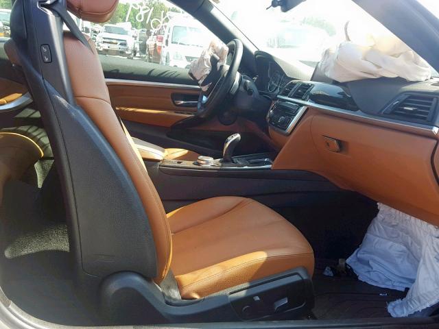 WBA3V5C53FP753764 - 2015 BMW 428 I WHITE photo 5