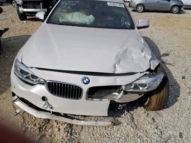 WBA3V5C53FP753764 - 2015 BMW 428 I WHITE photo 9