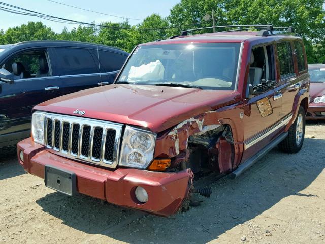 1J8HG68288C218116 - 2008 JEEP COMMANDER 勃艮第红 照片 2