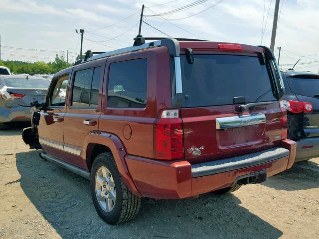 1J8HG68288C218116 - 2008 JEEP COMMANDER 勃艮第红 照片 3