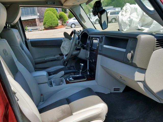 1J8HG68288C218116 - 2008 JEEP COMMANDER 勃艮第红 照片 5