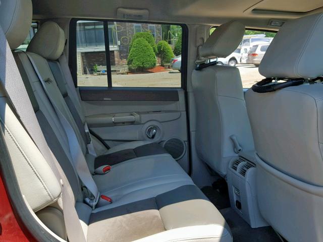 1J8HG68288C218116 - 2008 JEEP COMMANDER 勃艮第红 照片 6