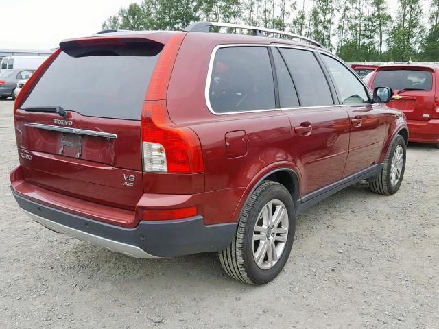 YV4CZ852171368538 - 2007 VOLVO XC90 V8 RED photo 4