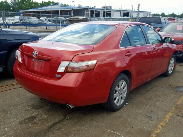 4T1BB46K09U063202 - 2009 TOYOTA CAMRY HYBR RED photo 4