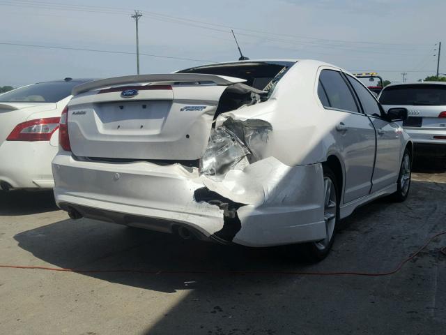 3FAHP0KC7BR206849 - 2011 FORD FUSION SPO WHITE photo 4