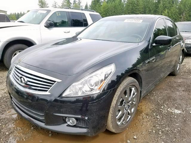 JN1CV6AP5DM303872 - 2013 INFINITI G37 BASE BLACK photo 2