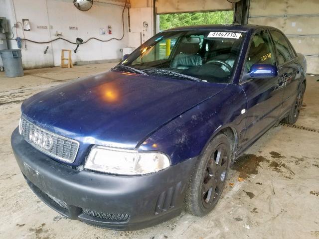 WAURD68D11A103555 - 2001 AUDI S4 2.7 QUA BLUE photo 2