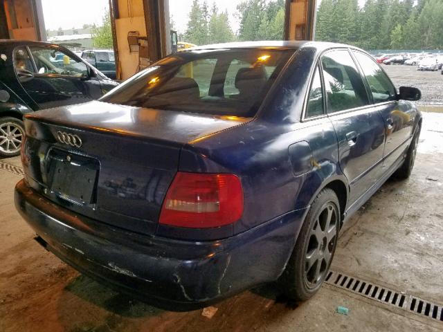 WAURD68D11A103555 - 2001 AUDI S4 2.7 QUA BLUE photo 4