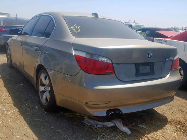 WBANA53504B176481 - 2004 BMW 525 I GRAY photo 3