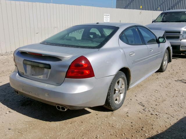 2G2WS522051329362 - 2005 PONTIAC GRAND PRIX SILVER photo 4