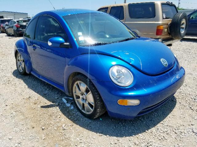 3VWDD21C63M433847 - 2003 VOLKSWAGEN NEW BEETLE ლურჯი ფოტო 1