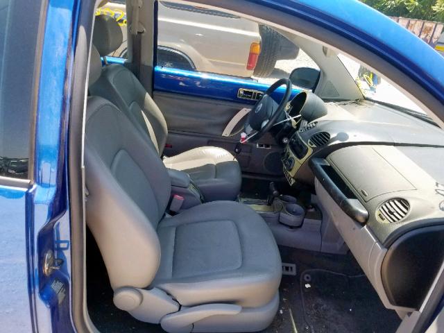 3VWDD21C63M433847 - 2003 VOLKSWAGEN NEW BEETLE ლურჯი ფოტო 5