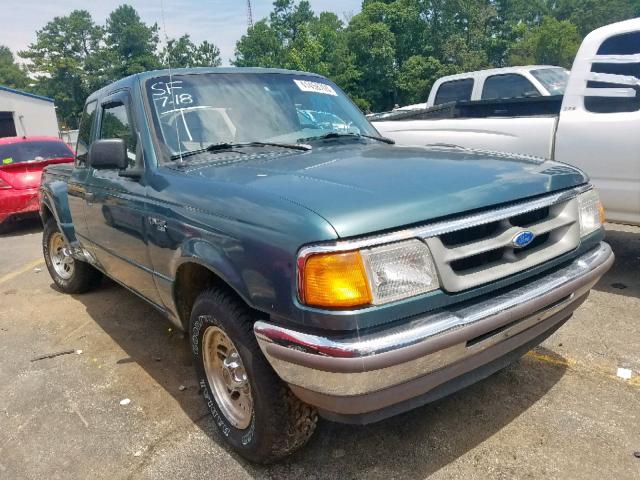 1FTCR14U9VPA54658 - 1997 FORD RANGER SUP GREEN photo 1